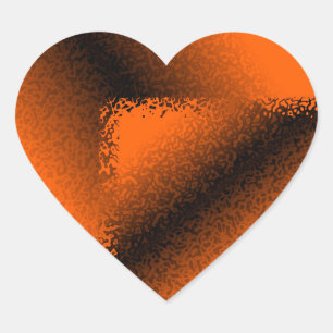 Goth Heart Halloween Aufkleber