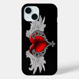 Goth Heart mit Angel Wings iPhone 7 Fall Case-Mate iPhone Hülle
