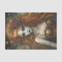 Goth Herbst Herbst Fairy Decoupage