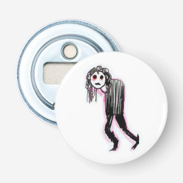 Goth Illustration Button Flaschenöffner