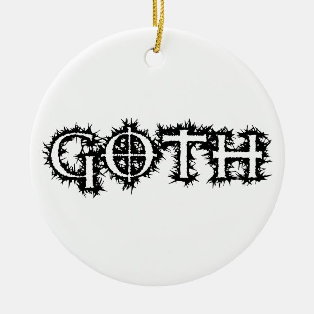 Goth Keramikornament (Vorne)