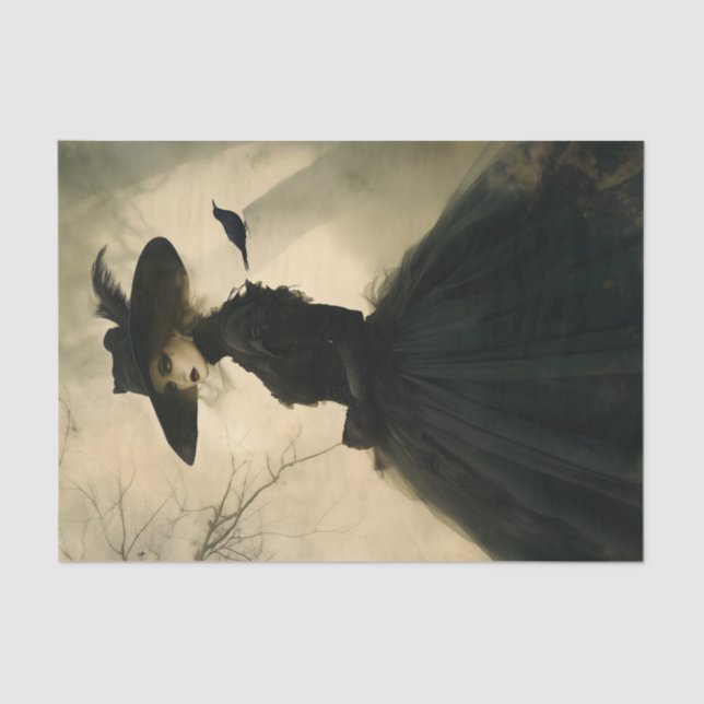 Goth Lady Seidenpapier (Vorderseite)