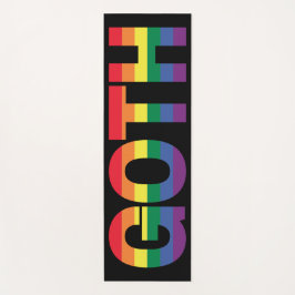 Goth LGBTQ+ Regenbogen Yogamatte