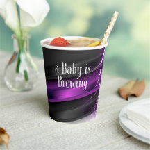 Goth Lila Black Halloween Event Baby Dusche