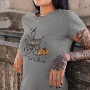 Goth-Mama Halloween Herbst-Baby-Party Mutter werde Tri-Blend Shirt