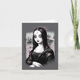 Goth Mona Lisa Karte