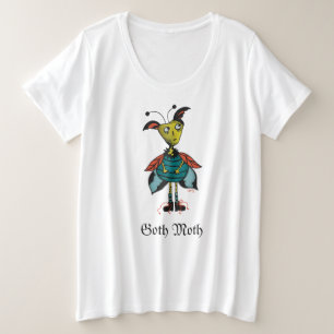 Goth Moth Plus Size T-Shirt