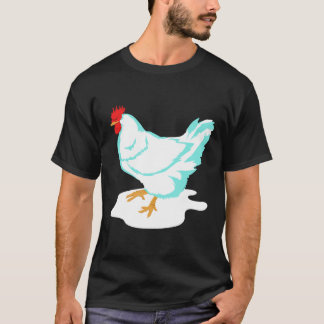 Goth Pastel Blue Chicken T-Shirt