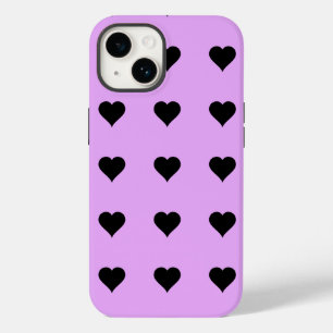 Goth Pink und Black Heart Design Case-Mate iPhone Hülle