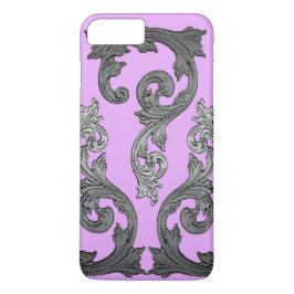 Goth Pink und Gray Elegantes Design Case-Mate iPhone Hülle