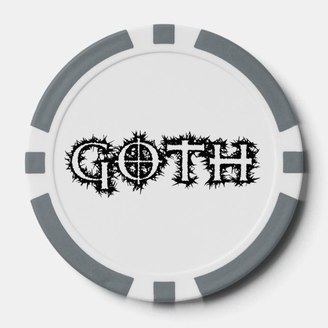 Goth Pokerchips (Vorderseite)