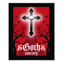 Goth Post Punk Fashion Fotodruck