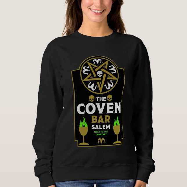 Goth Post Punk Halloween Sweatshirt (Vorderseite)
