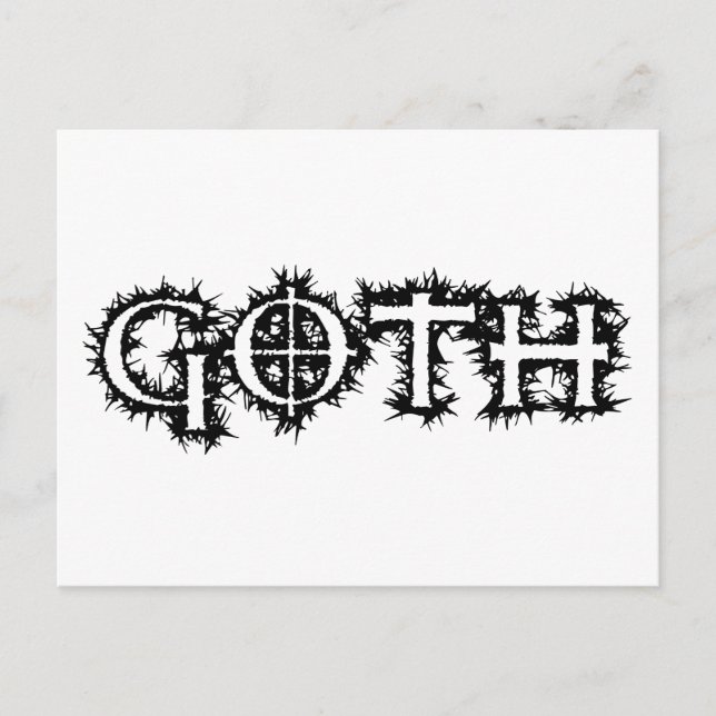 Goth Postkarte (Vorderseite)
