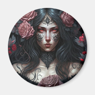 Goth Princess Gothic Fantasy Art Magnet