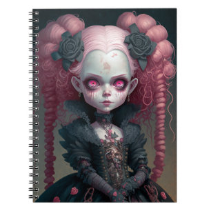 Goth Princess Gothic Fantasy Art Notebook Notizblock