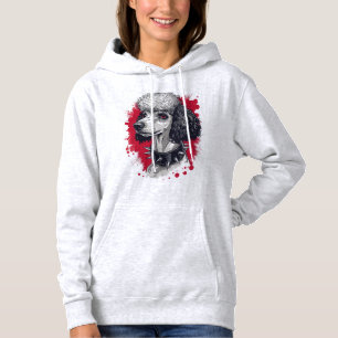Goth Pudel � Dunkle Ästhetik-Hund Hoodie