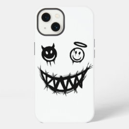 Goth Punk Gruselig Unheimlich Süß Genähter Mund  iPhone 13 Hülle