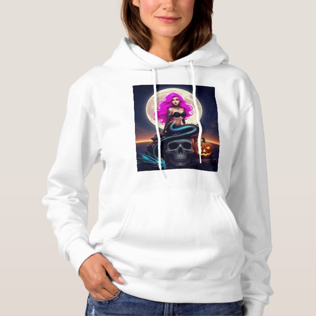 Goth/Punk Mermaid Hoodie (Vorderseite)