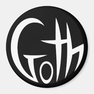 Goth (Punktierte Buchstaben) Magnet