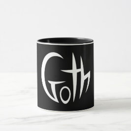 Goth (Punktierte Buchstaben) Tasse