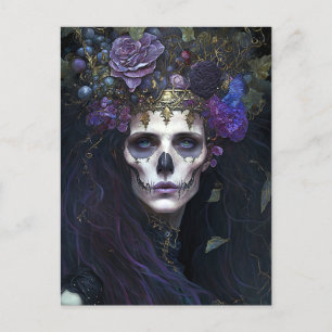 Goth Queen Fantasy Art Postkarte