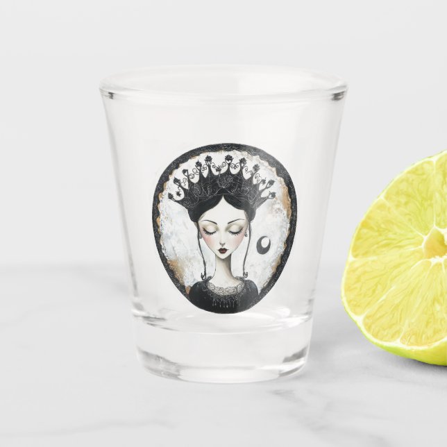 Goth Queen Schnapsglas (Vorderseite)