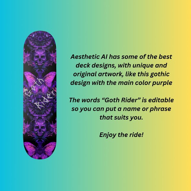 Goth Rider Skateboard (Von Creator hochgeladen)
