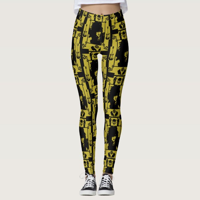 Goth Rock Fashion Leggings (Vorderseite)