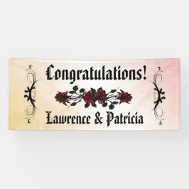 Goth Rote Rose Peach Banner