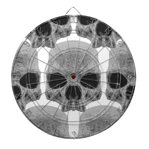 Goth-Schädel Dartscheibe