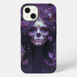 Goth-Schädel-Frau Dark-Fantasy-Kunst iPhone 13 Hülle