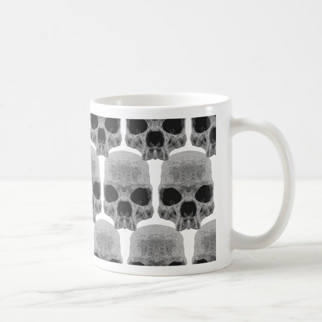 Goth-Schädel Kaffeetasse (Rechts)