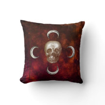 Goth-Schädel und Mond Himmelskörper
