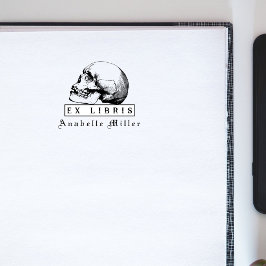 Goth Skull Medieval Script Benutzerdefinierte Bibl Gummistempel