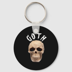 Goth Skull Schlüsselanhänger