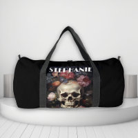 Goth Skull und Blume Individuelle Name