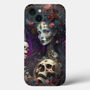 Goth Skull Zombie Woman Gothic Case-Mate iPhone Hülle