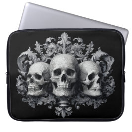Goth Skulls Laptopschutzhülle