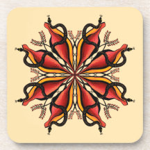 Goth Snakes Blume Tattoo Style