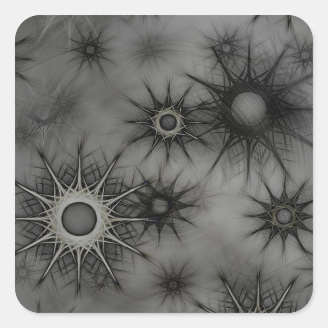 Goth Snowflake Sticker (Vorderseite)