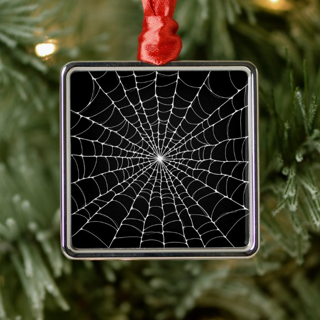 Goth Spiderweb Ornament Aus Metall (Baum)