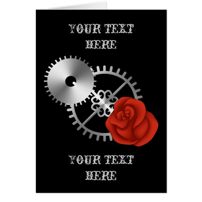 Goth steampunk viktorianische Rose und Gänge roman (Vorne)