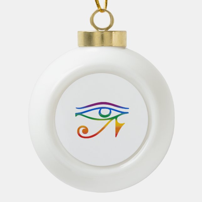 Goth Stolz Keramik Kugel-Ornament (Vorderseite)