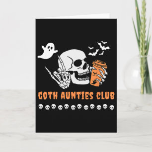 Goth Tanten Club Tante Halloween Gruselig Gothic S Karte