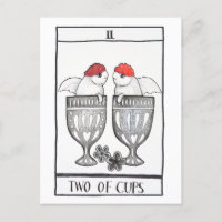 Goth Tarot Art Niedlich Goldfish Zwei Tassen Liebe