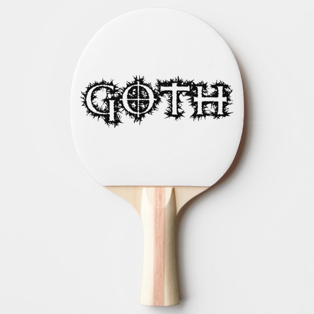 Goth Tischtennis Schläger (Vorderseite)