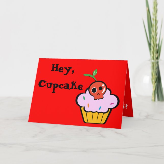 Goth Valentinstag Card - Award Winning! Feiertagskarte (Vorderseite)