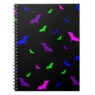Goth-Vampir-Fledermäuse-Notizbuch Notizblock