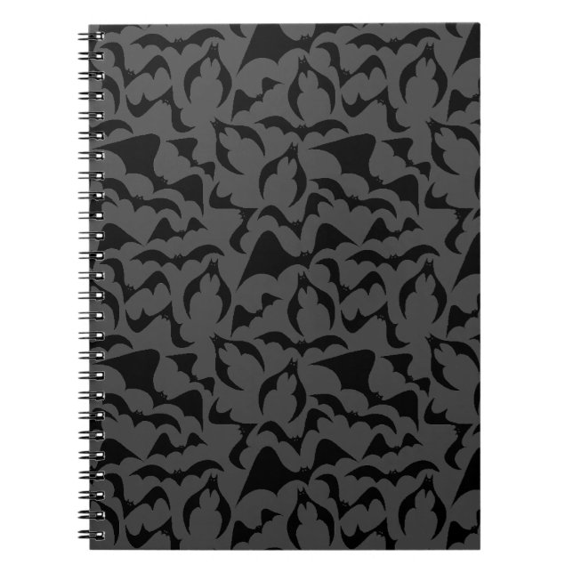 Goth Vampire Bats Notebook Notizblock (Vorderseite)